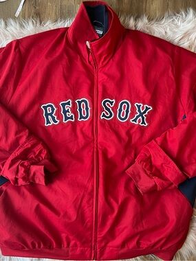 Majestic Red Boston Red Sox Bomber Jacket XL